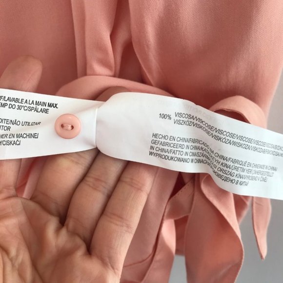 3/$25 Pull&Bear Button Front 3/4 Sleeve Blouse S - Picture 8 of 8